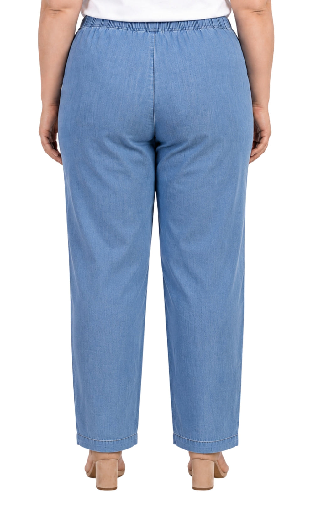 Lightweight Pull-On Denim Jeans