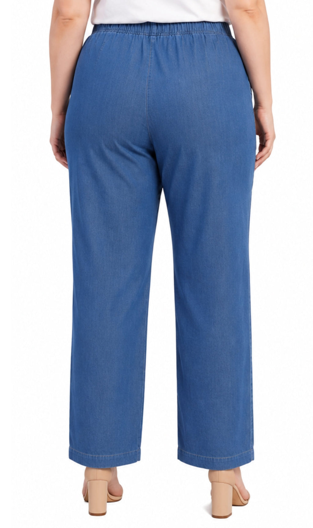Lightweight Pull-On Denim Jeans