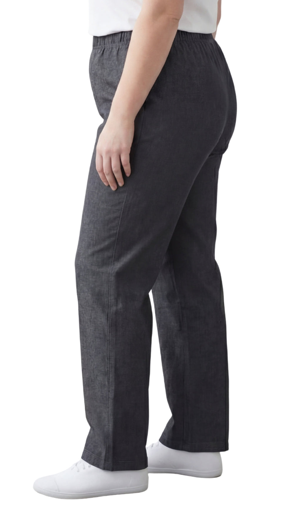 Lightweight Pull-On Denim Jeans