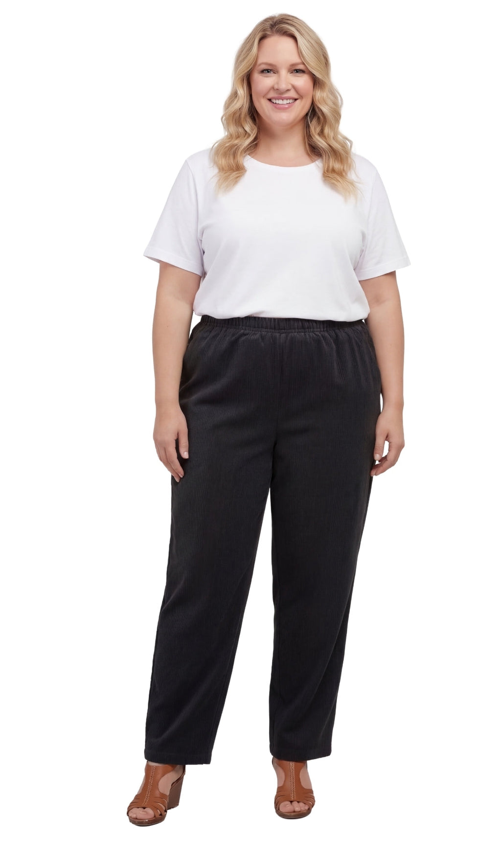 Pull-On Corduroy Pants
