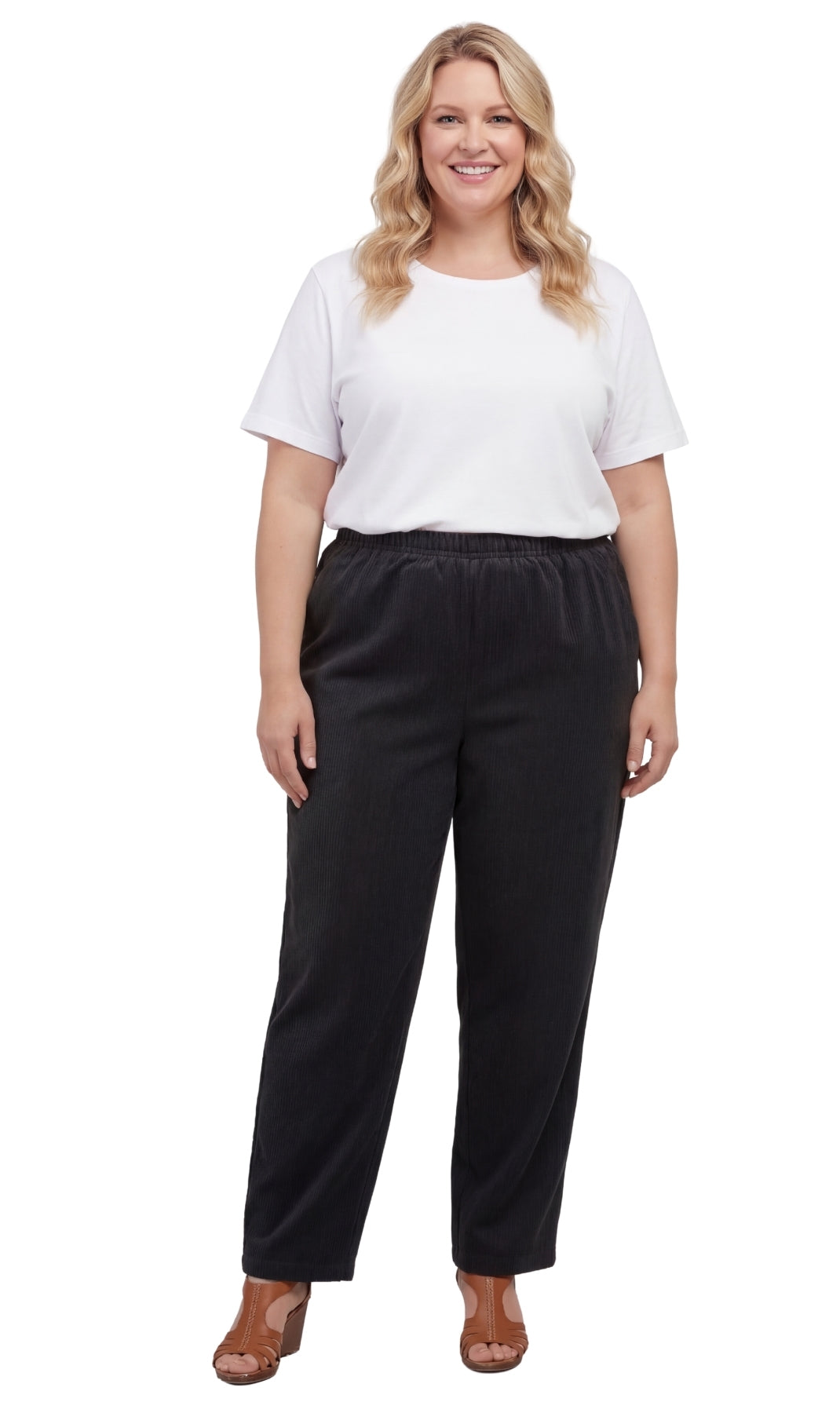 Pull-On Corduroy Pants