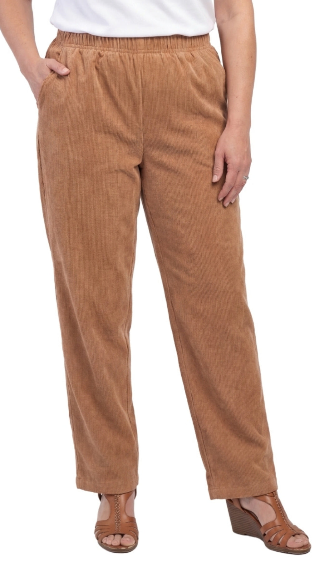 Pull-On Corduroy Pants