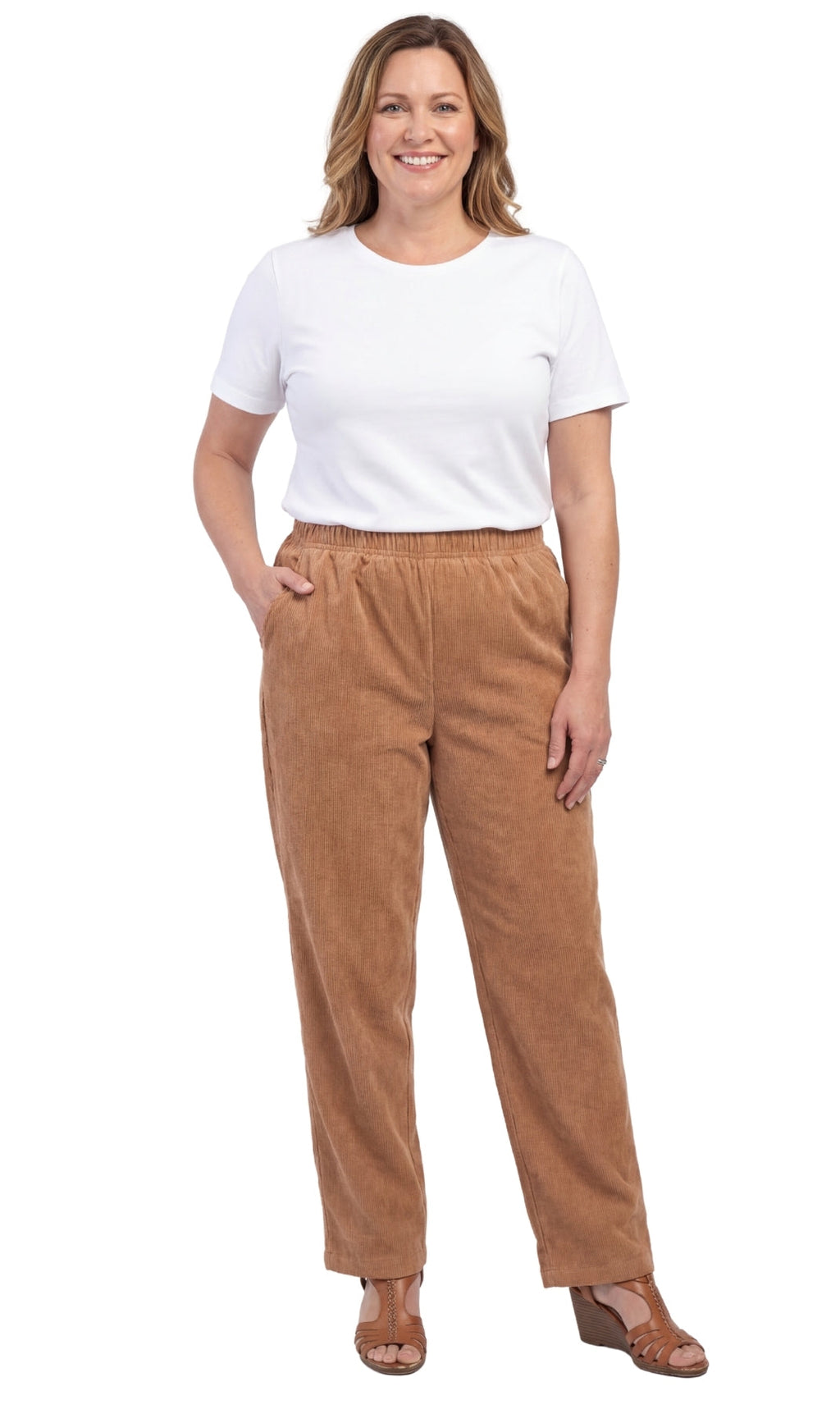 Pull-On Corduroy Pants