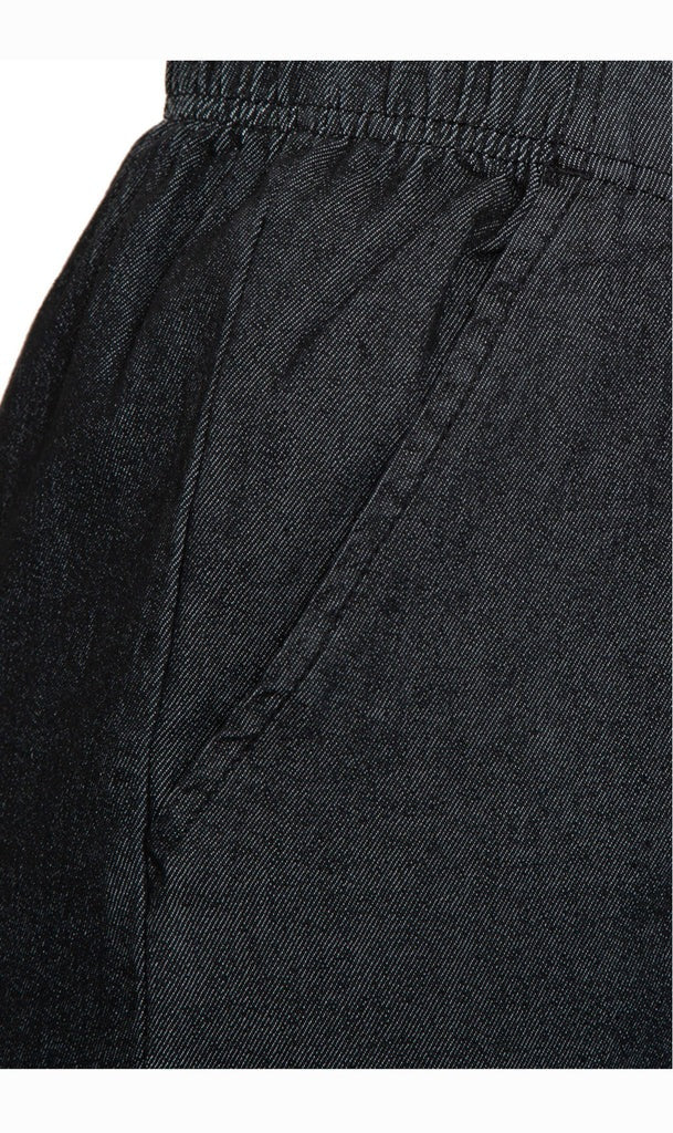 Lightweight Pull-On Denim Jeans