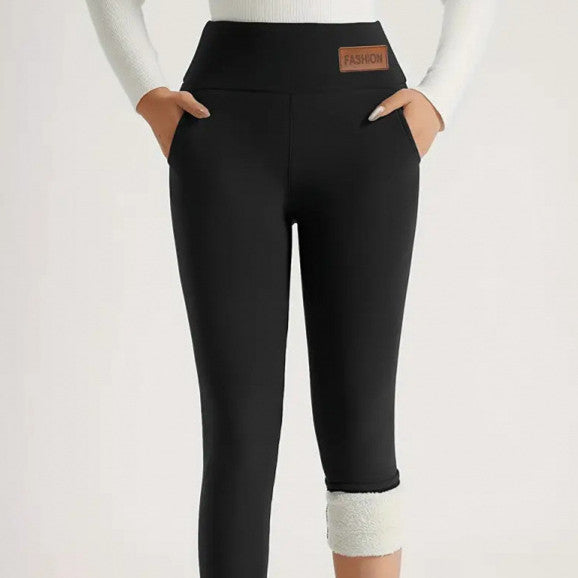 High Waist Fleece-Lined Leggings