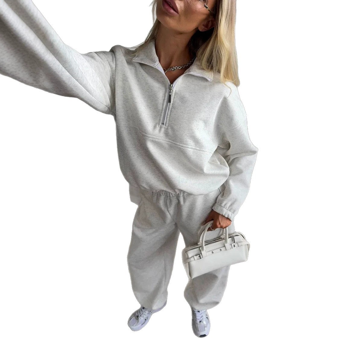 Women's Lined Sweatshirt & Pants Set