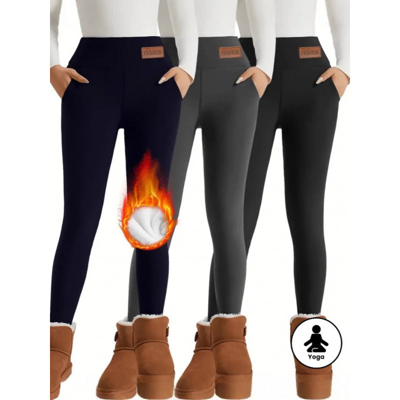 High Waist Fleece-Lined Leggings