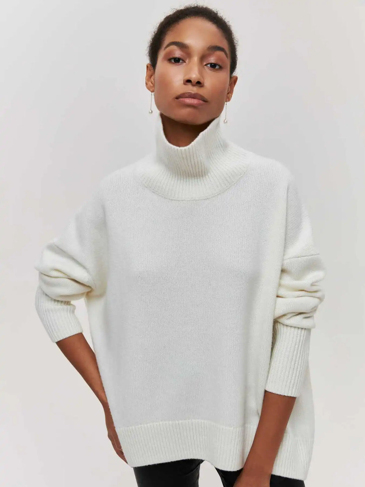 Loose Knit O-Neck Sweater