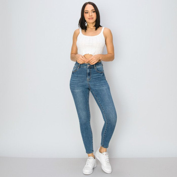High-Rise Skinny Jeans