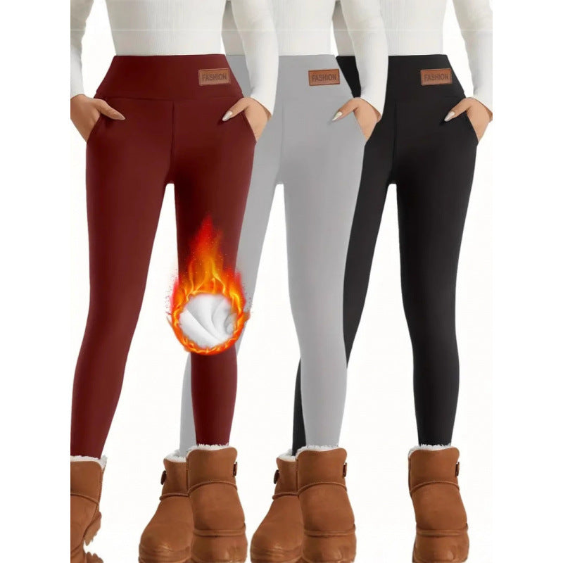 High Waist Fleece-Lined Leggings