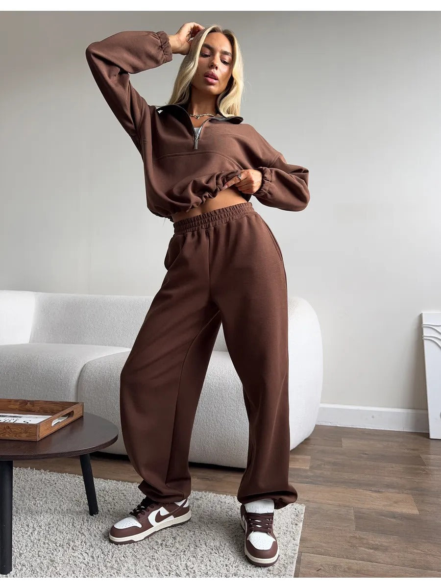 Women's Lined Sweatshirt & Pants Set