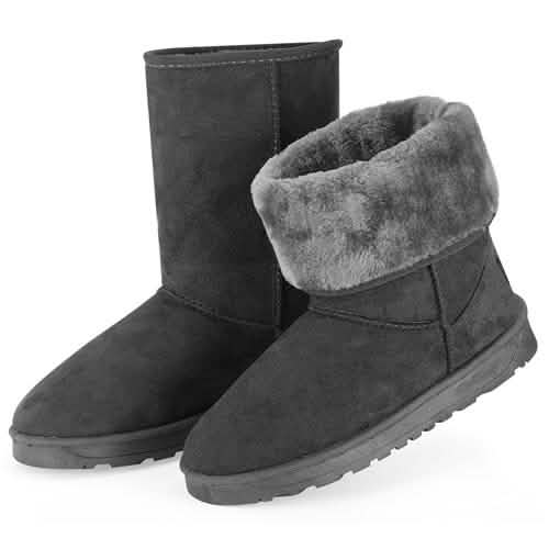 Women's Plush-Lined Water-Resistant Winter Boots